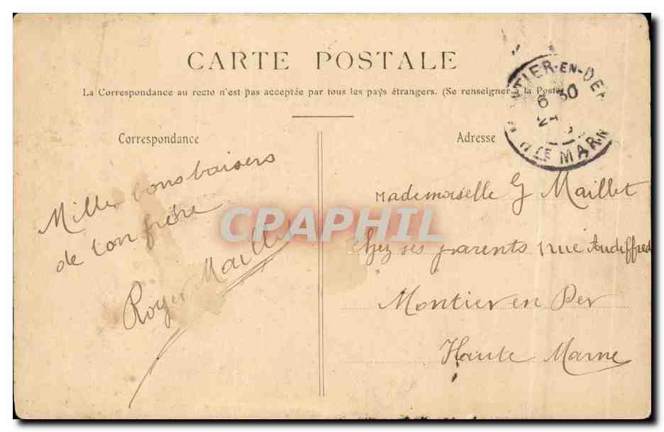 Reims — Rue Colbert — J.S.R. — Verso