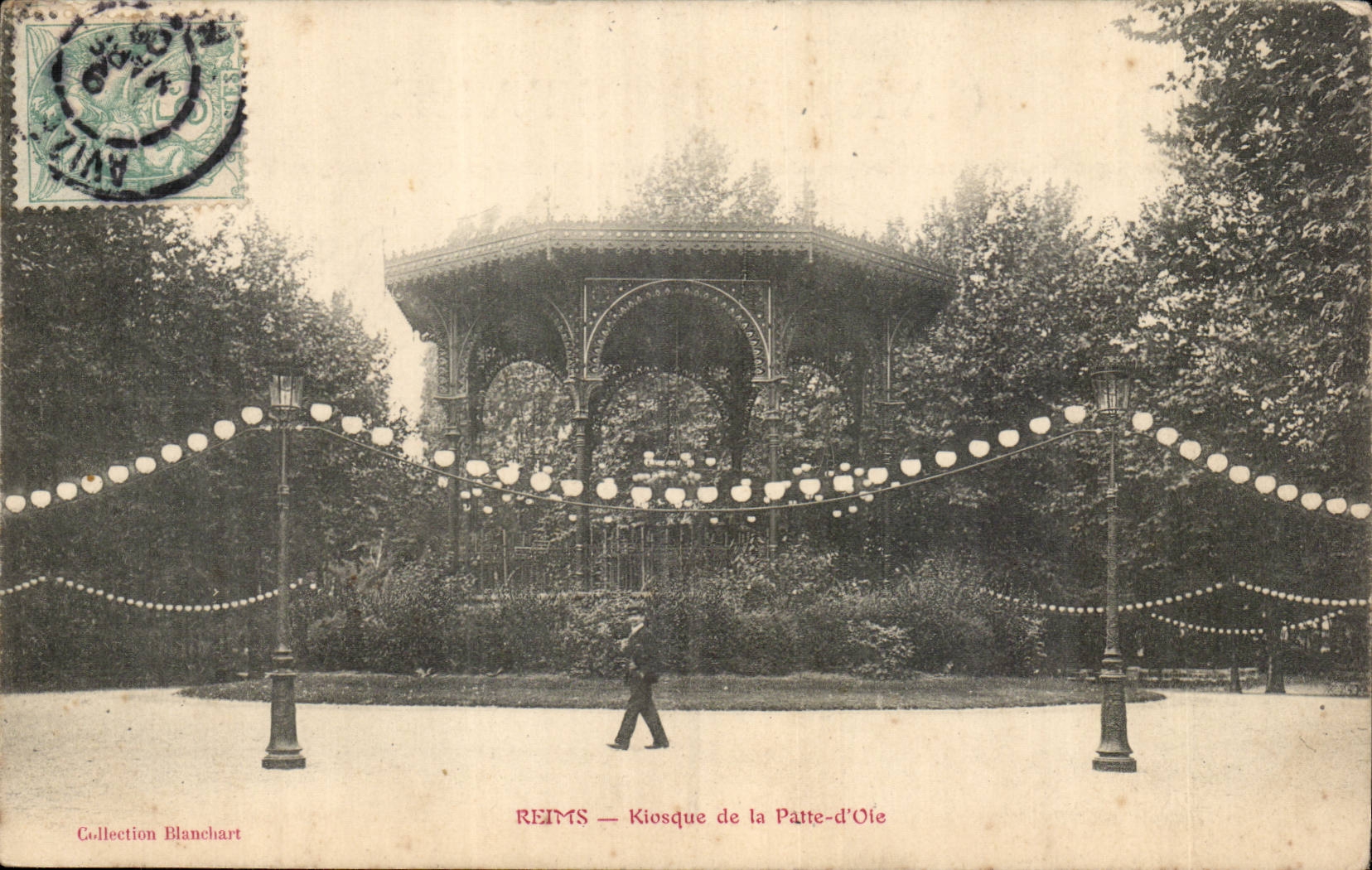 Reims CPA kiosque de la patte d'oie