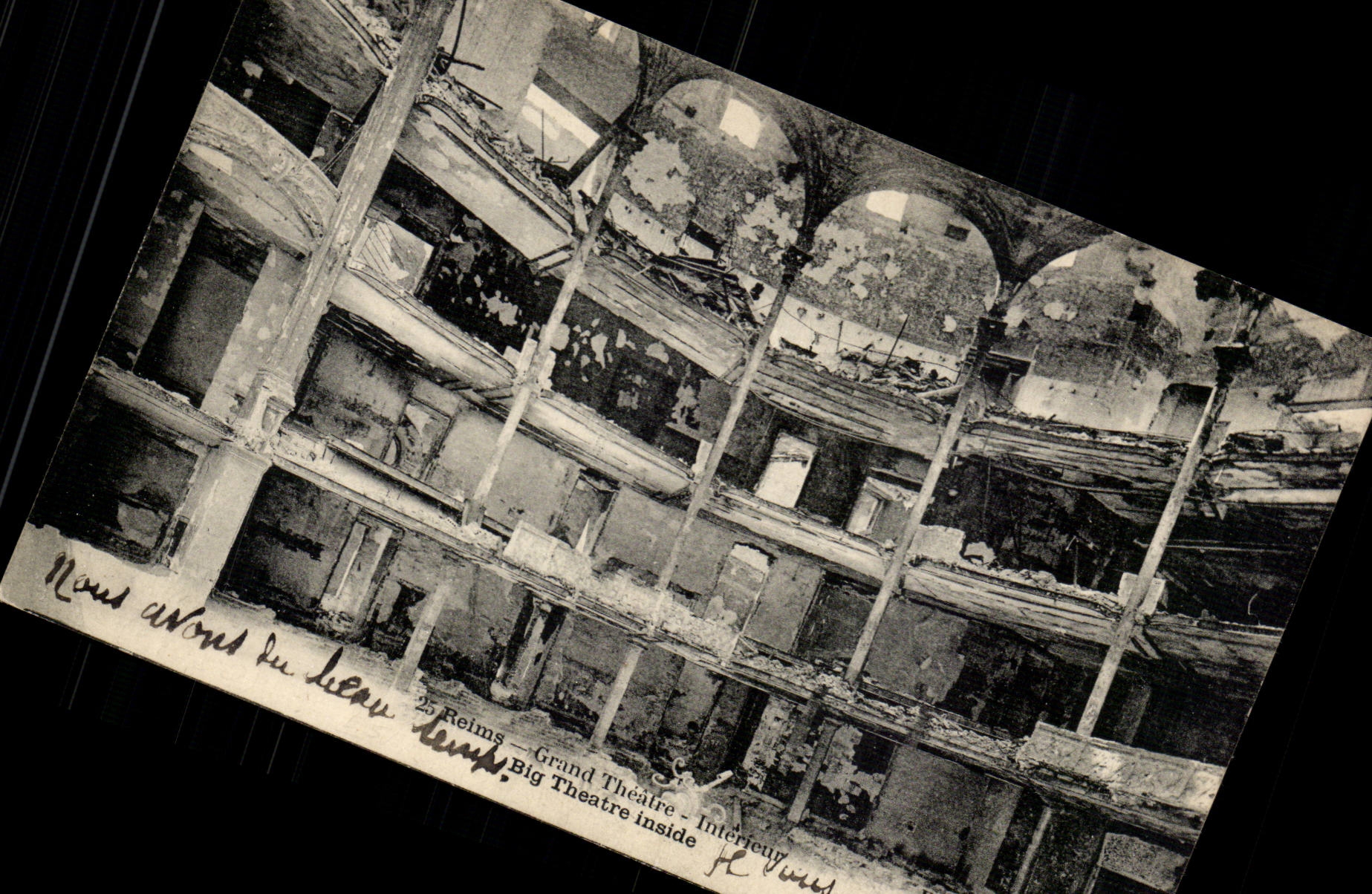 Reims CPA Grand theatre Interieur