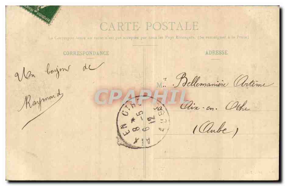 Toul Garnison — Entrée de la Caserne Teulie — Poiret, édit. Toul — Rückseite