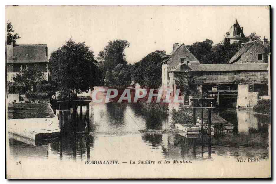 Romorantin CPA La Sauldre et les Moulins