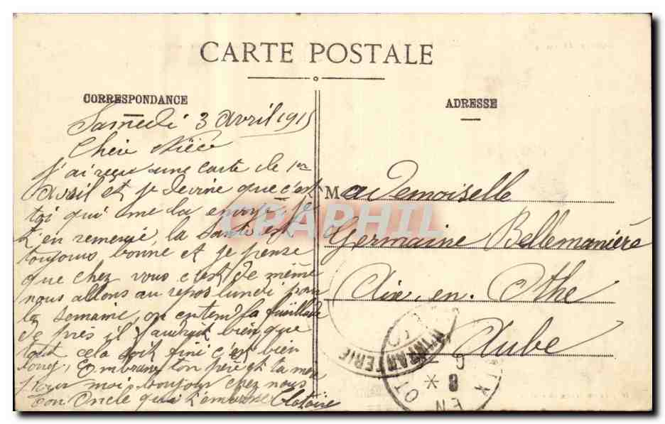 Montauville CPA Cimetiere des soldats francais tues aux combats du Bois le Pretre — Verso