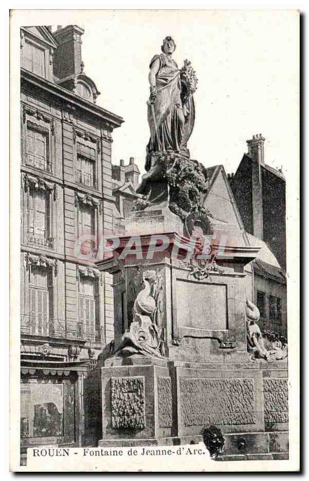 Rouen CPA Fontaine de Jeanne d'arc