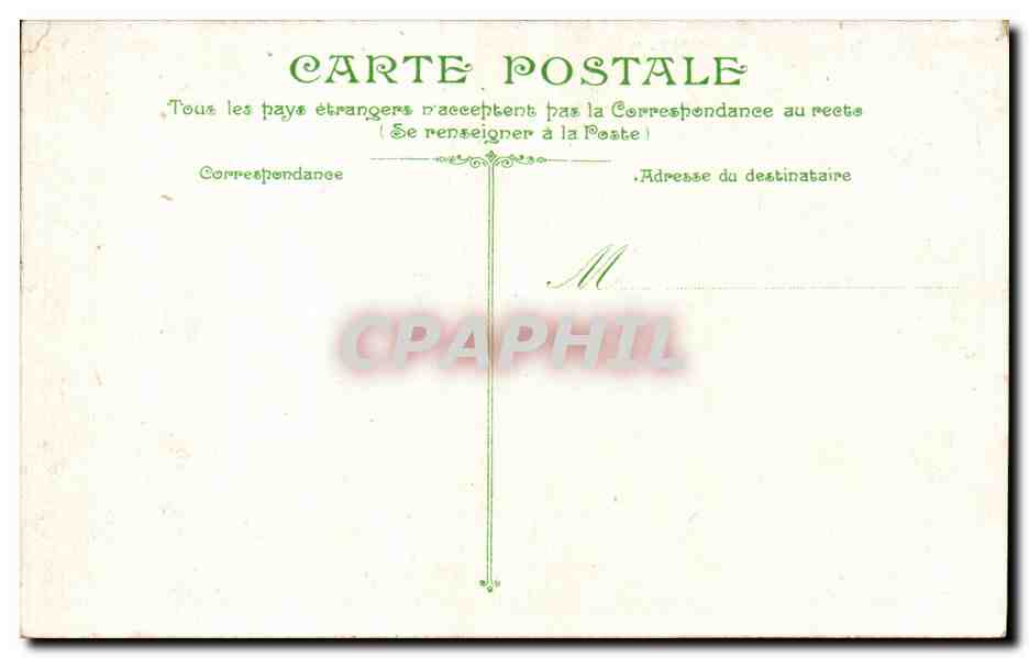 Boulogne-sur-Mer — El castillo — editor no identificado, n. serie 12 — Reverso