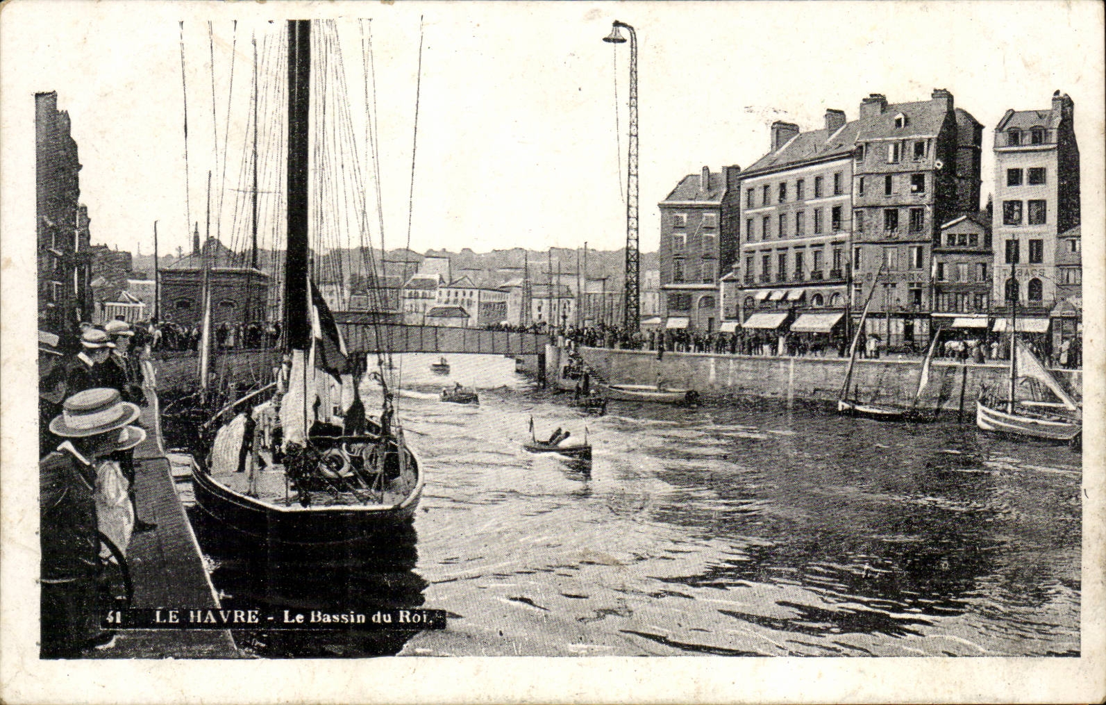 Le Havre CPA Le bassin du roi