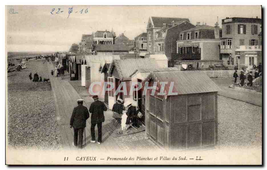 CAYEUX — Promenade des Planches et Villas du Sud — LL.