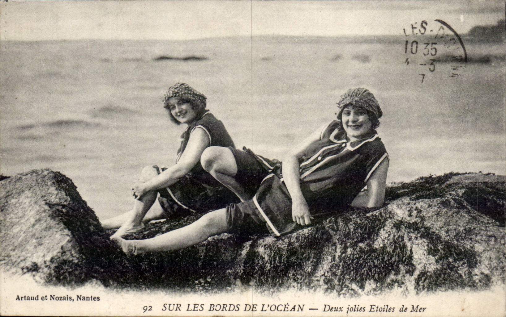 Sur les bords de l'océan — Deux jolies Étoiles de Mer — Artaud et Nozais, Nantes