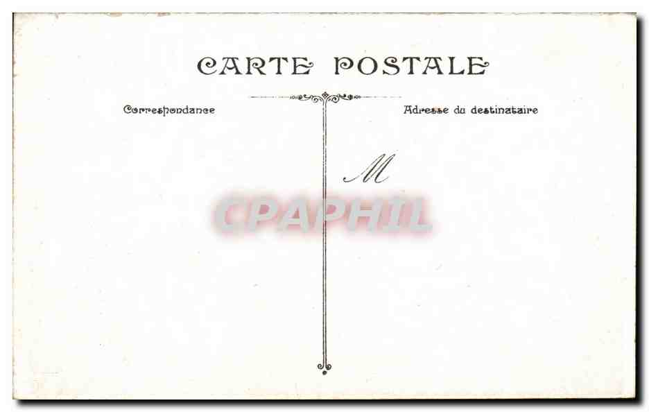 Corse Corsica Ajaccion CPA Cours secondaire de jeunes filles — Rückseite