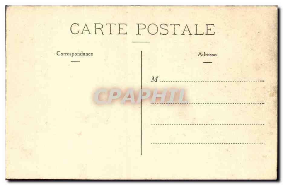 Evian les Bains CPA Vue generale — Verso