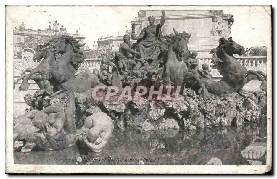 Bordeaux CPA Monument des Girondins