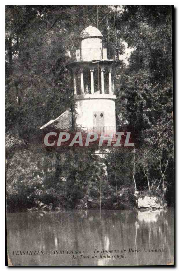 Versailles CPA Petit Trianon Le hameau de Marie Antoinette Tour de Marlborough