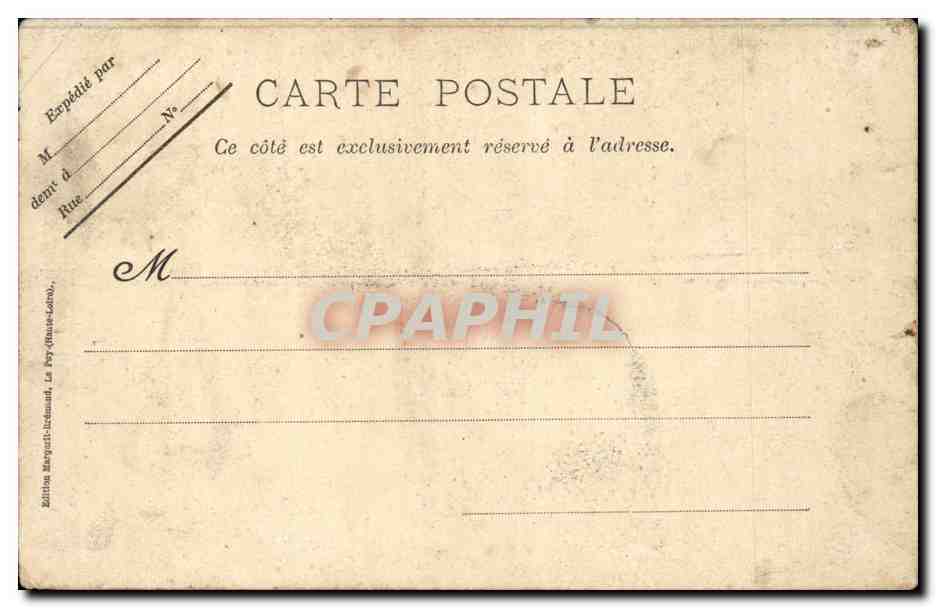 Tour Ronde du Château féodal à Édouard — placée à l'extrémité du mur d'enceinte — Cliché M. B. — Raprofs. Imprimeur — Verso