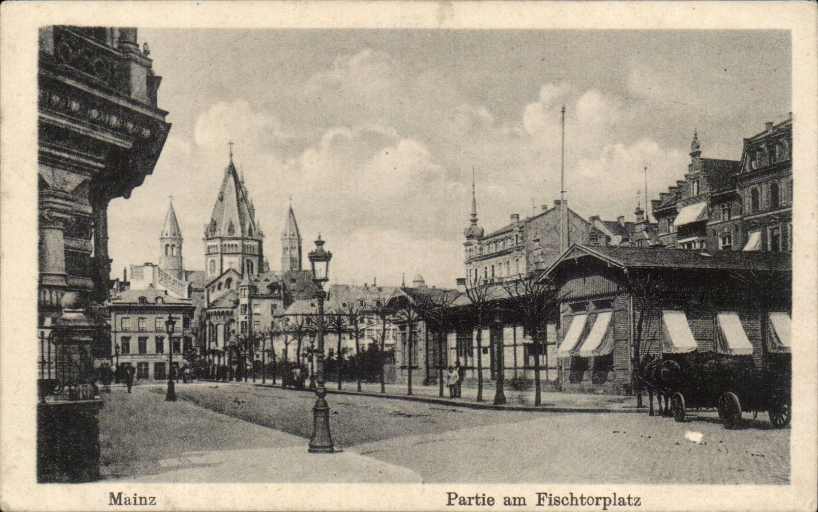Allemagne CPA Partie am Fischtorplatz
