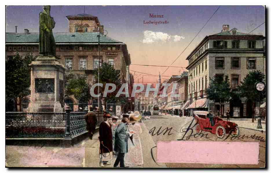 Allemagne CPA Mainz Ludwigstrasse