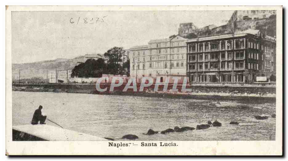Italie ITalie Naples CPA Santa Lucia