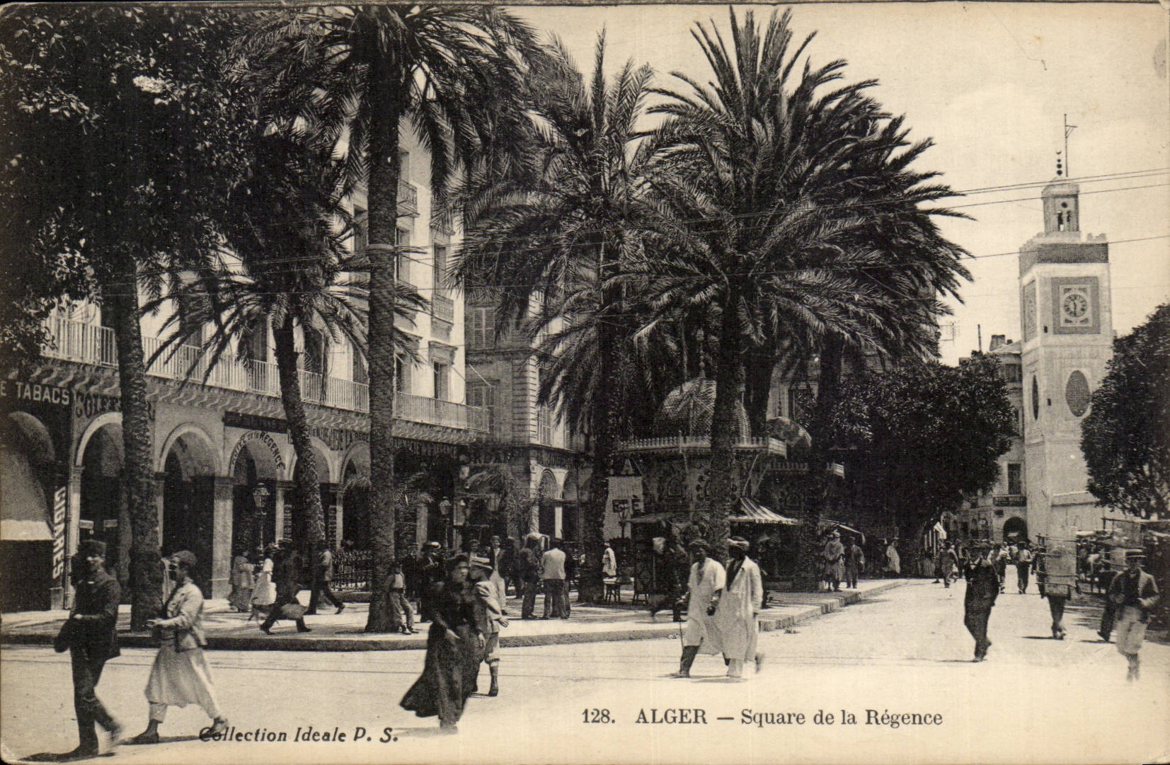 Algerie Alger CPA Square de la Regence