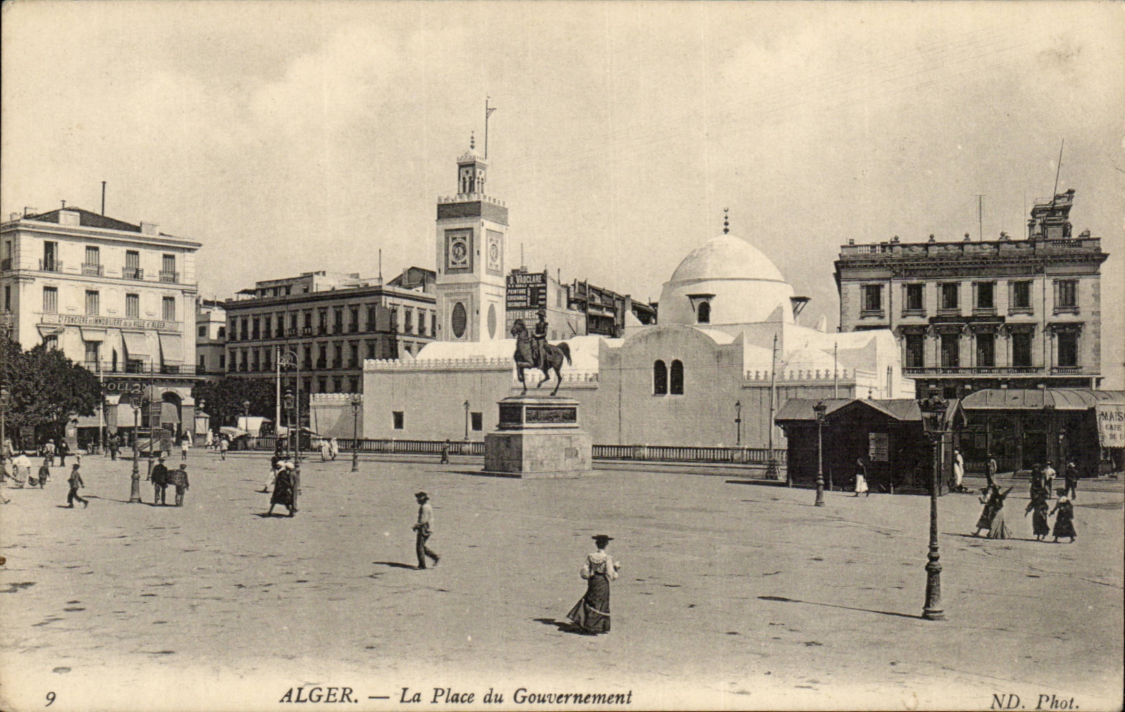 Algerie Alger CPA La place du gouvernement