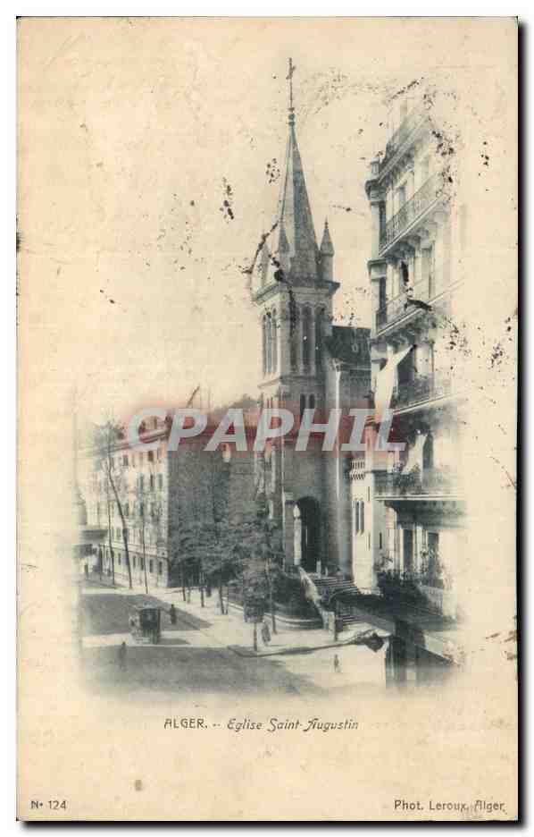 Algerie Alger CPA Eglise Saint Augustin