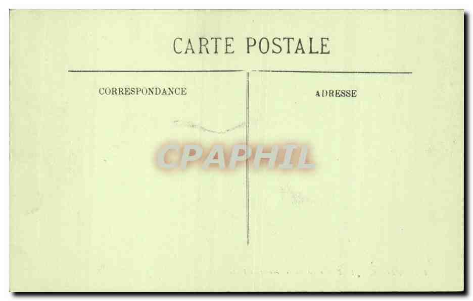 Algerie Alger CPA Boulevard Laferriere et la Poste — Back