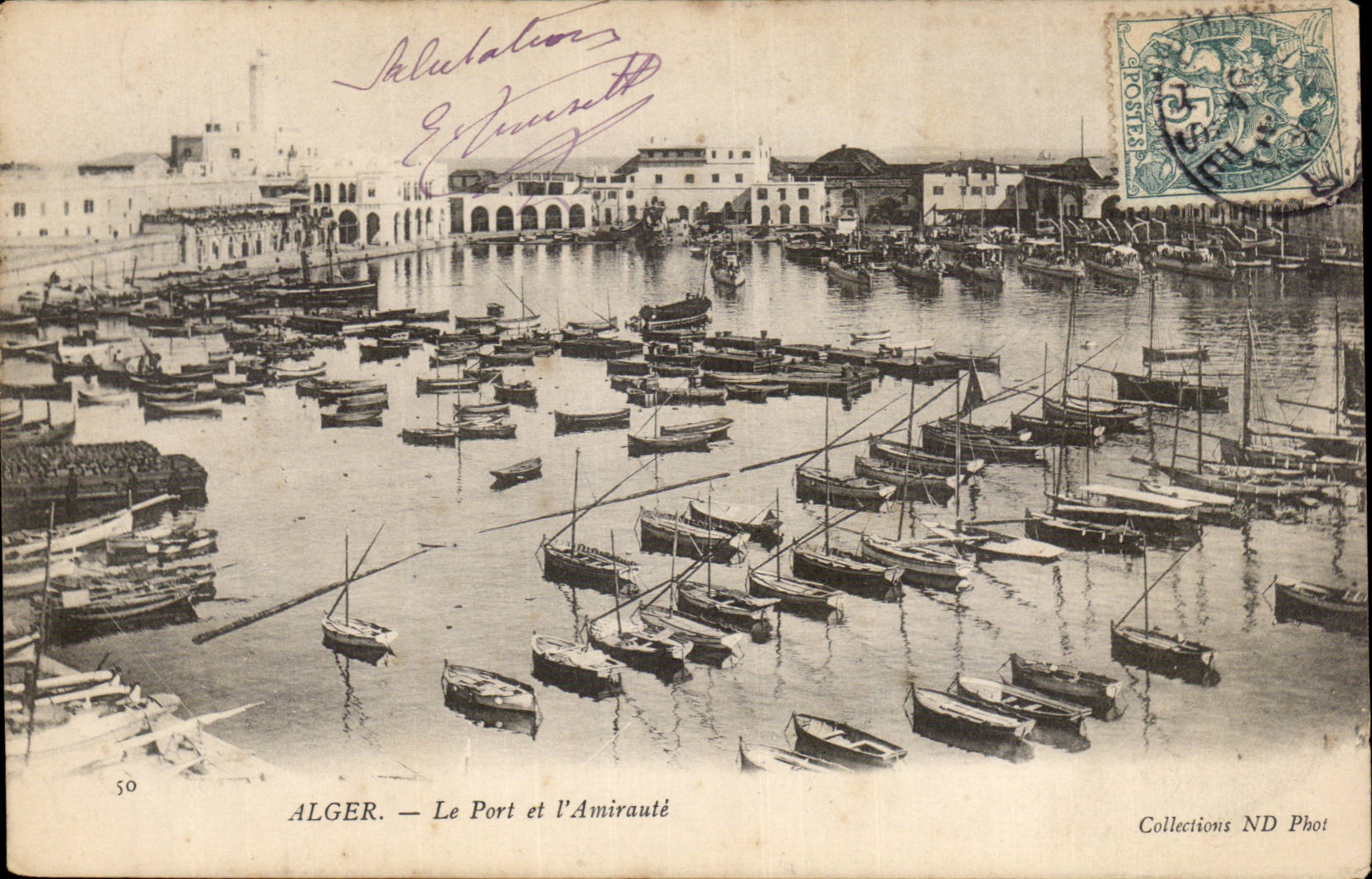 Alger — Le Port et l'Amirauté — Collections ND Phot