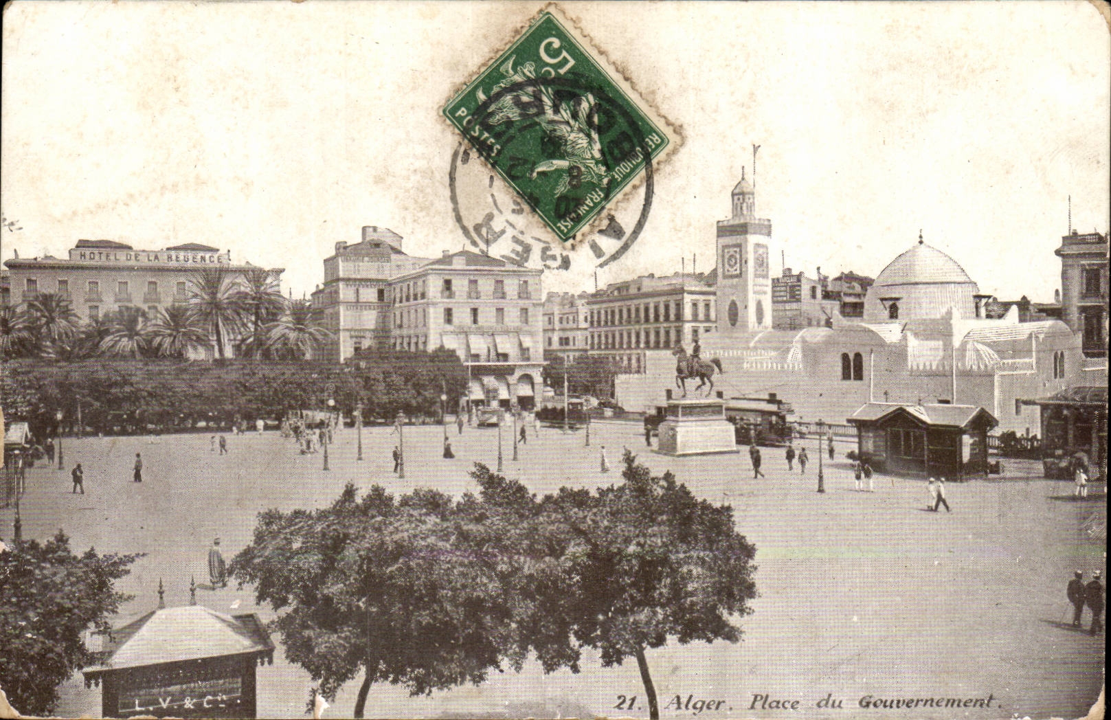 Algerie Alger CPA Palais du gouverneur