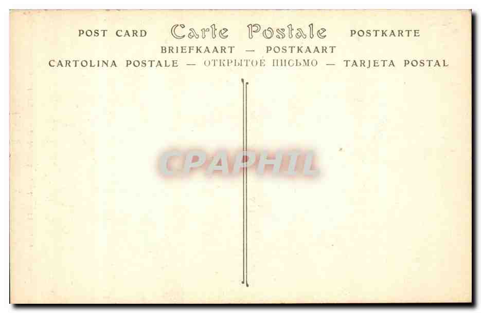 Algerie Alger CPA la cathedrale — Rückseite