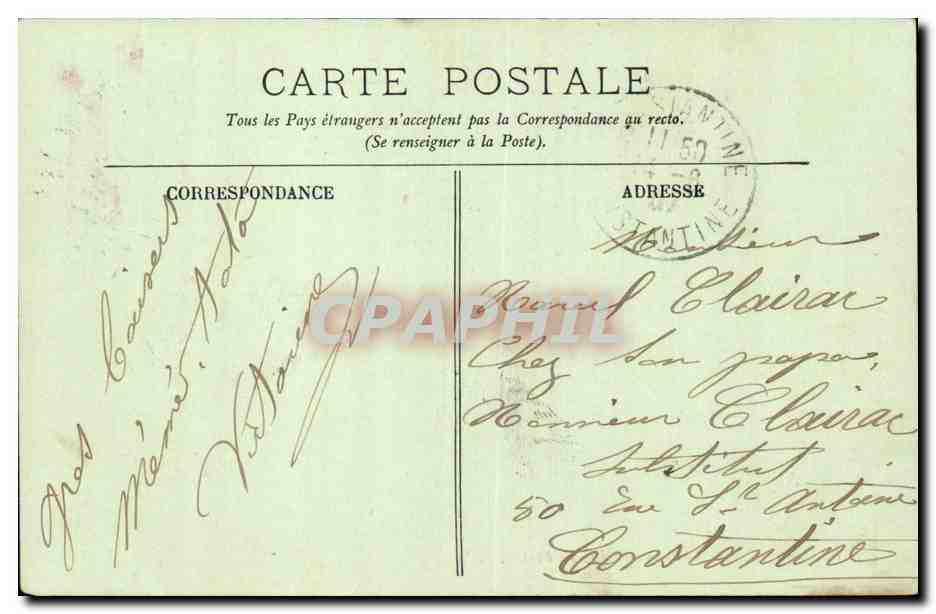 ALGER — Bateaux de Pêche au Port — LL. — N° 87 — Verso
