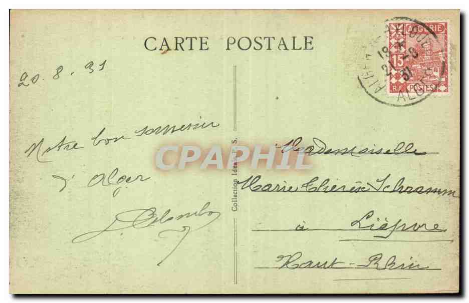 Alger - Le Palais d'Hiver et la Cathédrale — Éditeur : Le Triomphe — Back