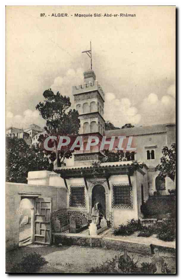 Algerie Alger CPA Mosquee Sidi Abd er Rhaman