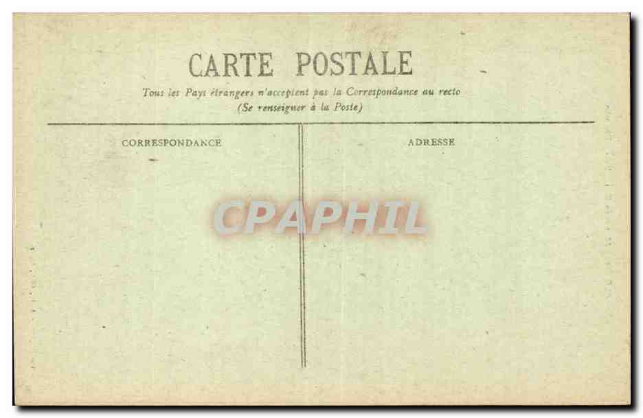 Algerie Alger CPA Mosquee Sidi Abd er Rhaman — Back