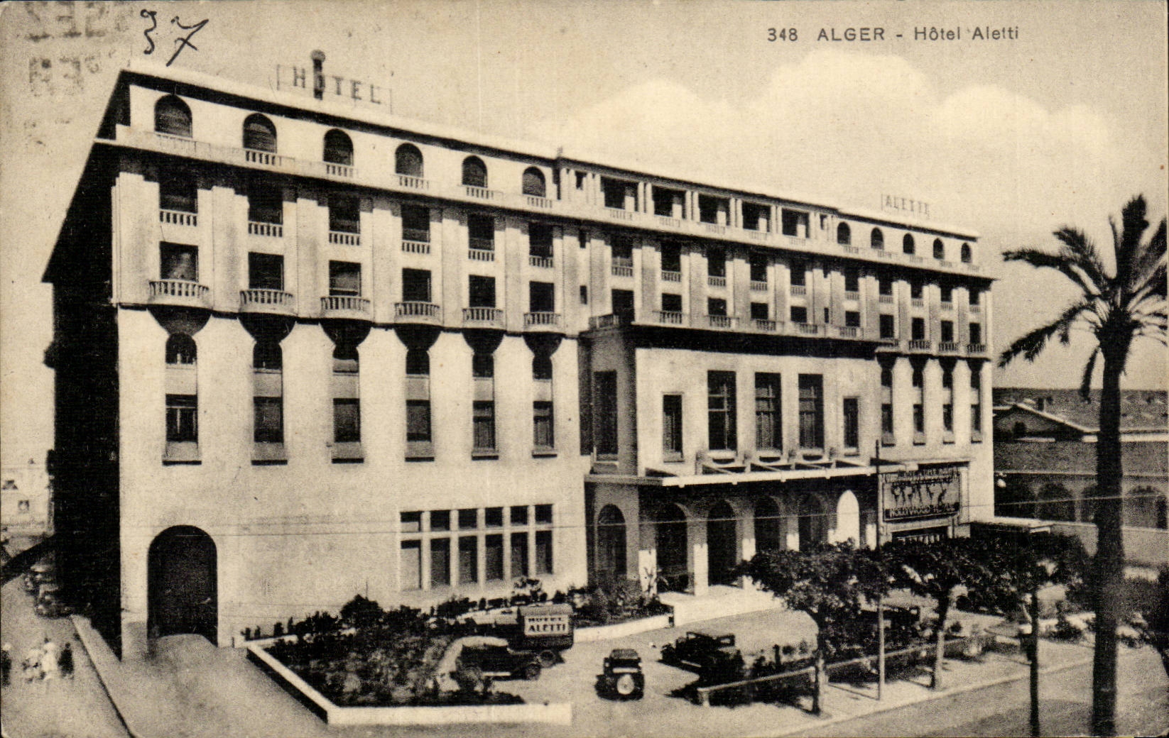 Algerie Alger CPA Hotel Aletti