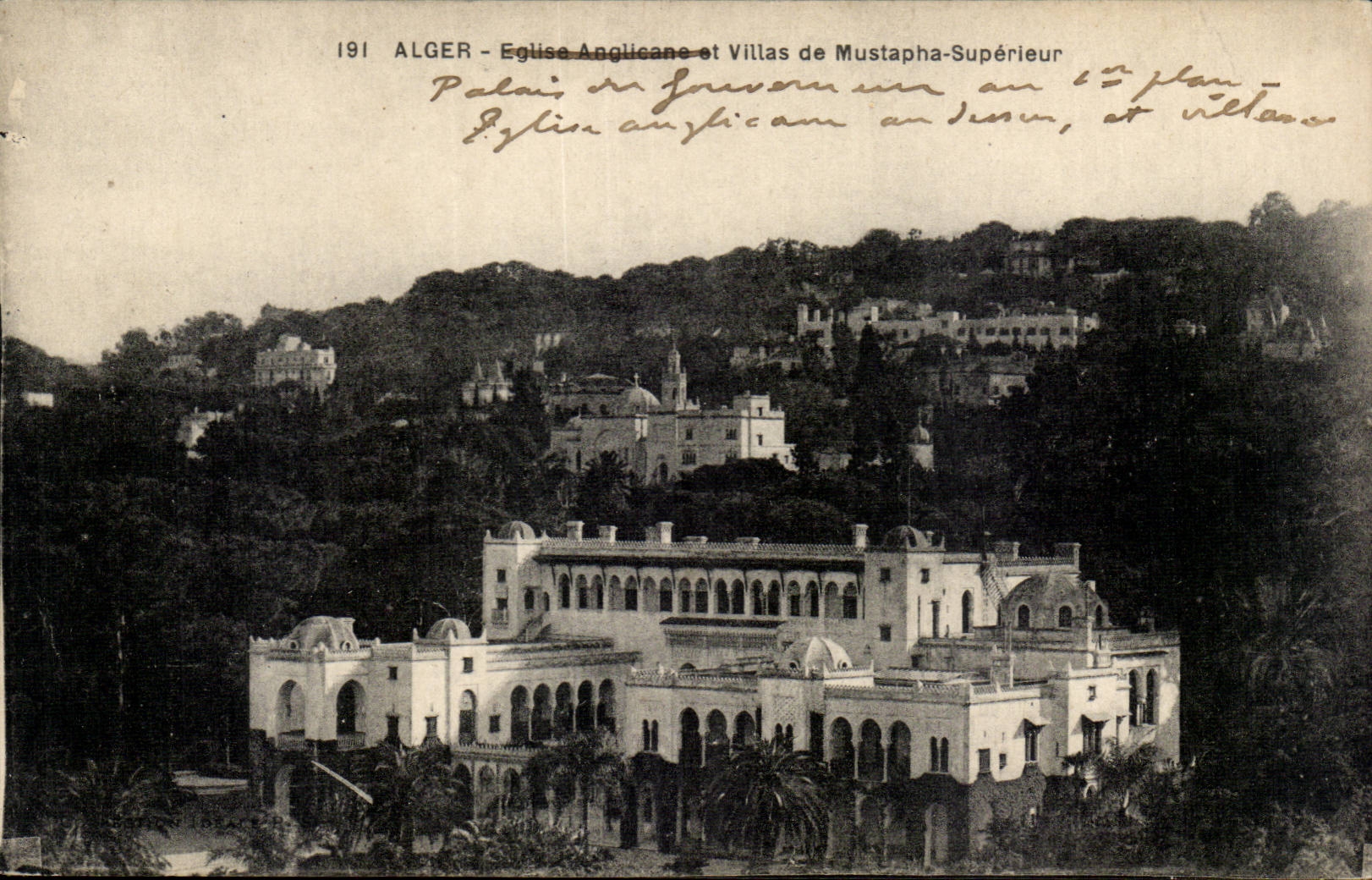 Algerie Alger CPA Villas du Mustapha superieur