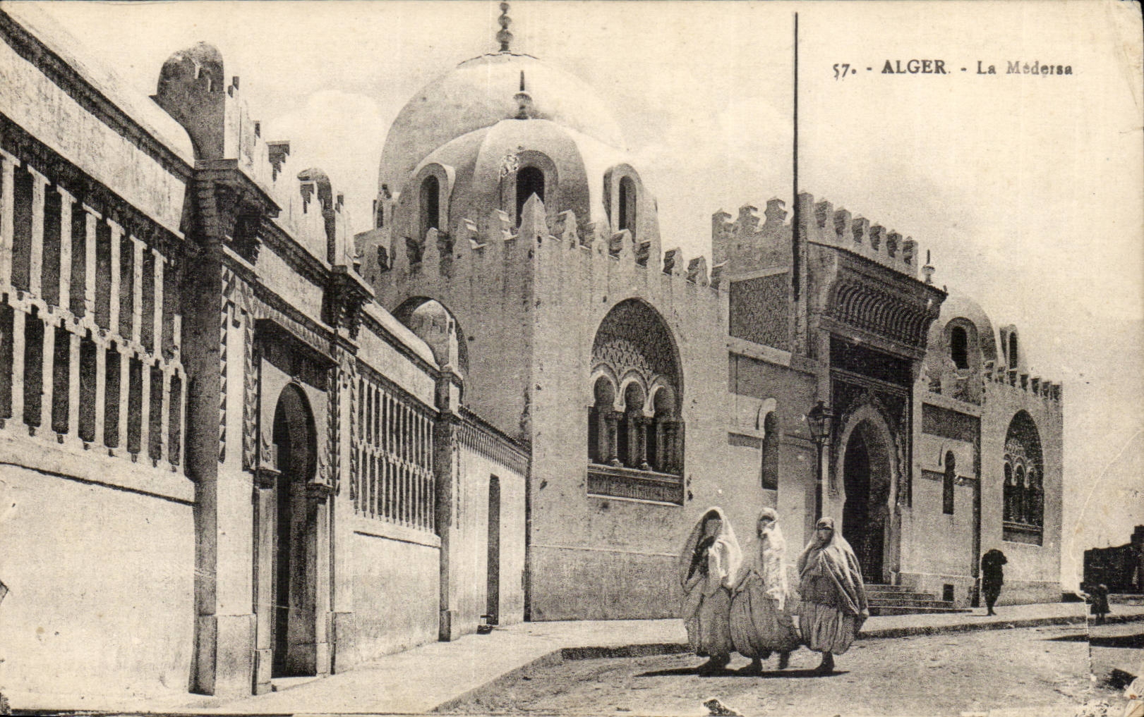 Algerie Alger CPA La Medersa