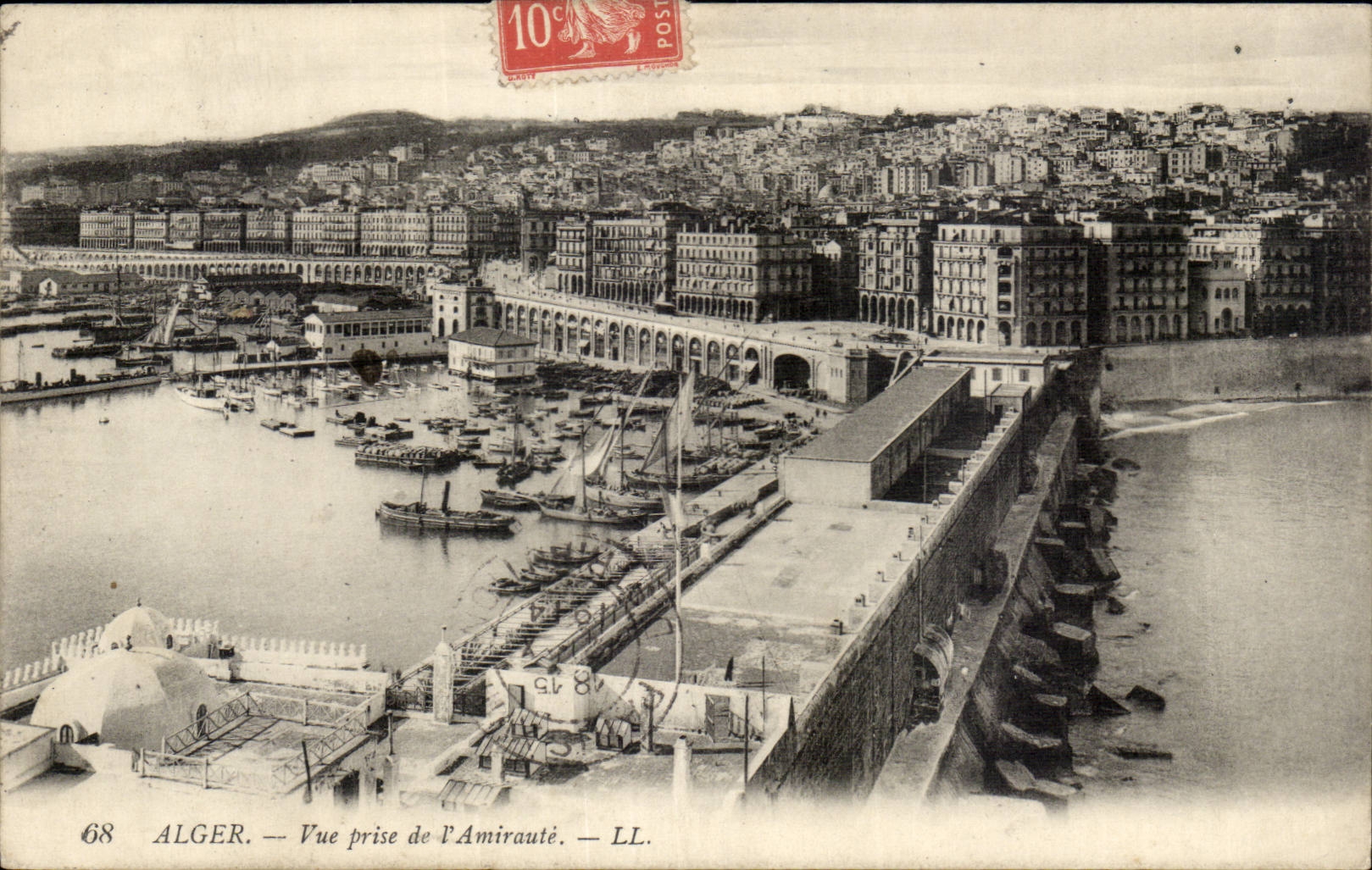 Algerie Alger CPA Vue prise de l'amiraute