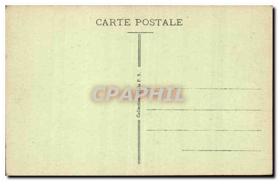 Algerie Alger CPA le theatre et rue Dumont d'URville — Back