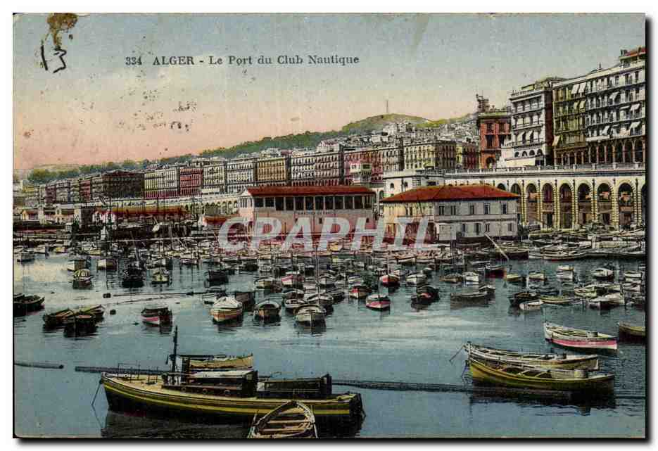 ALGER - Le Port du Club Nautique — éditeur Graphphil, n° 334