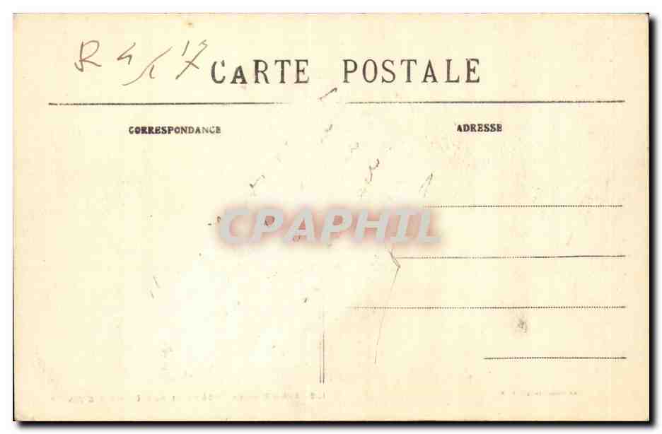 Alger — Le Théâtre et Rue Dumont-d'Urville — Collection Idéale P.S. n°106 — Back