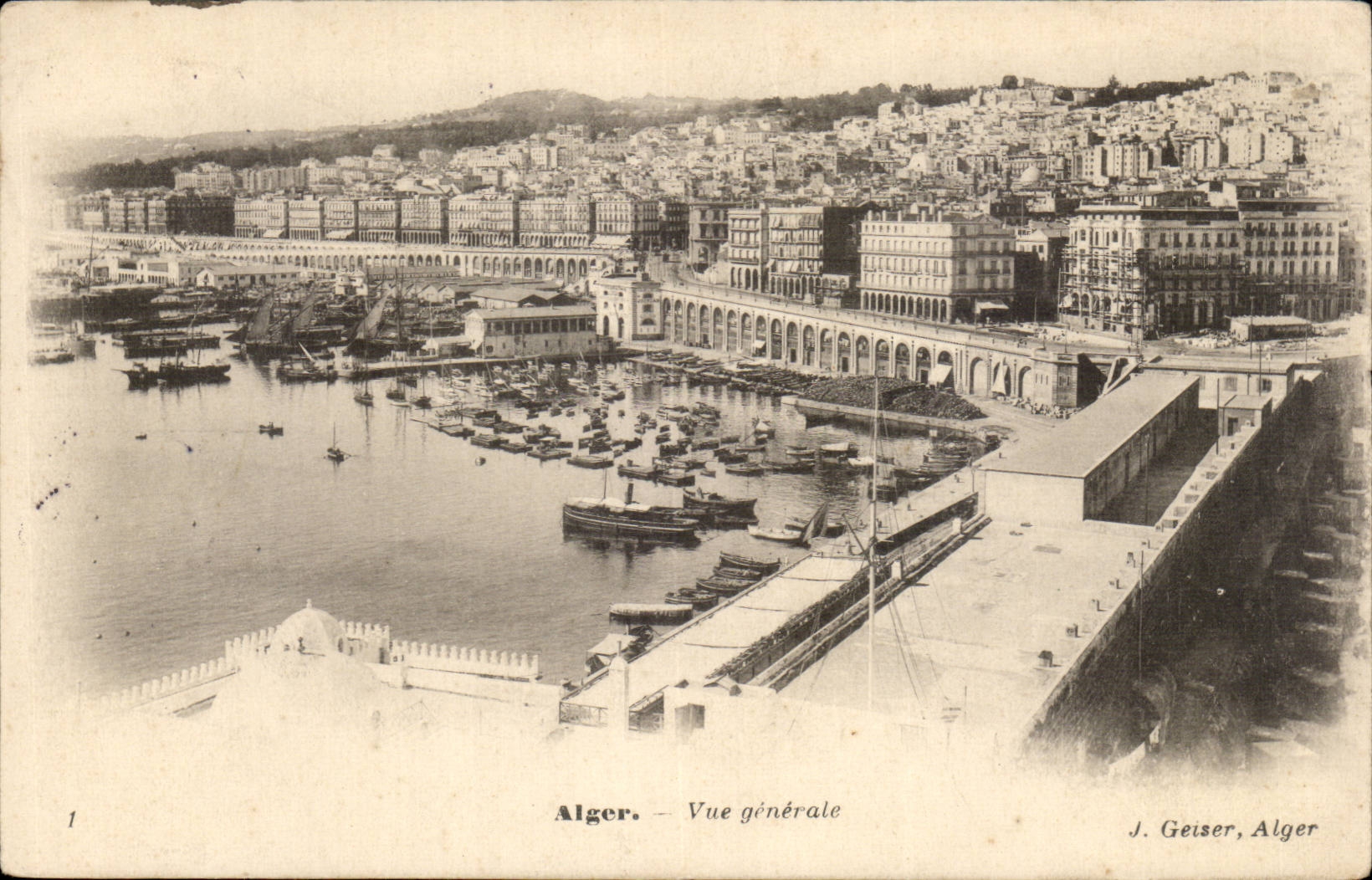 Alger — Vue générale — J. Geiser, Alger