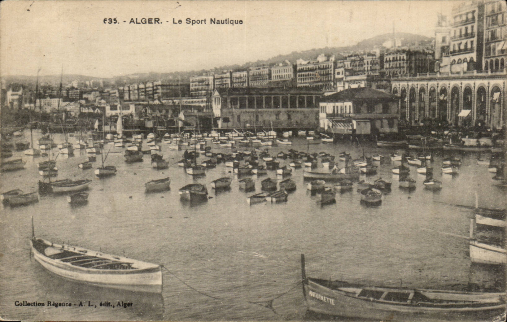 Alger - Le Sport Nautique — Collection Régence, A. L., édit. Alger