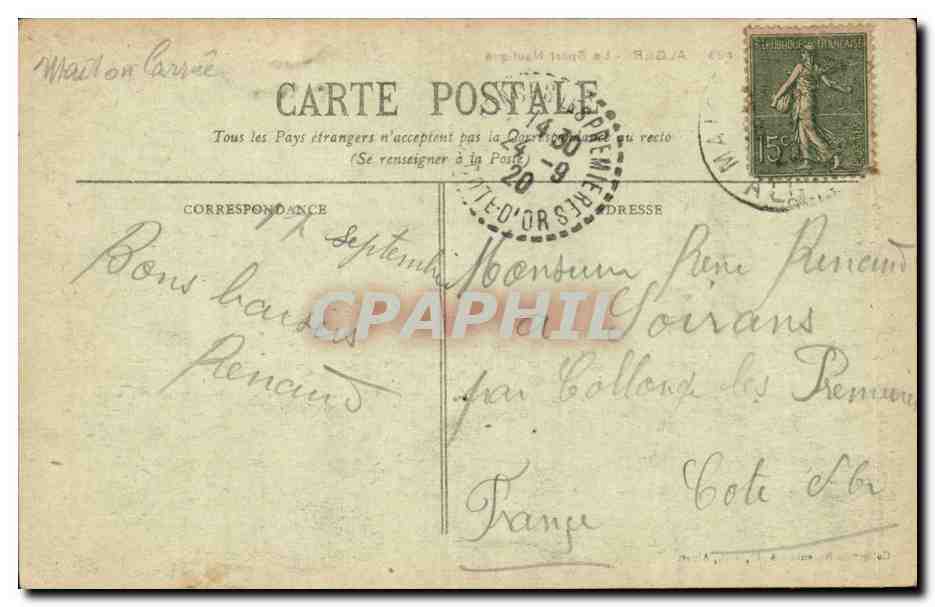 Alger - Le Sport Nautique — Collection Régence, A. L., édit. Alger — Back