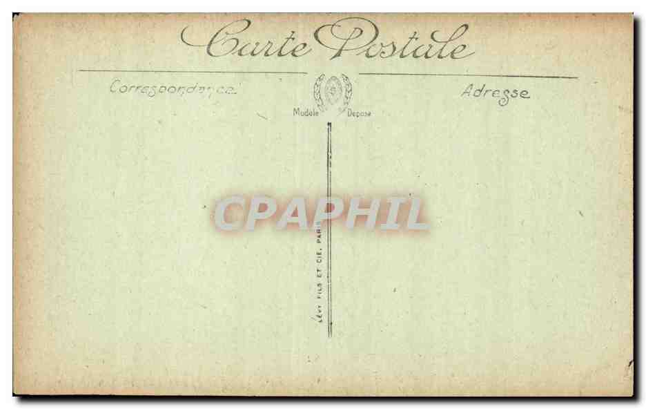 Verdun - L'Eveche - detruit - The Bishops Residence - CPA  — Rückseite
