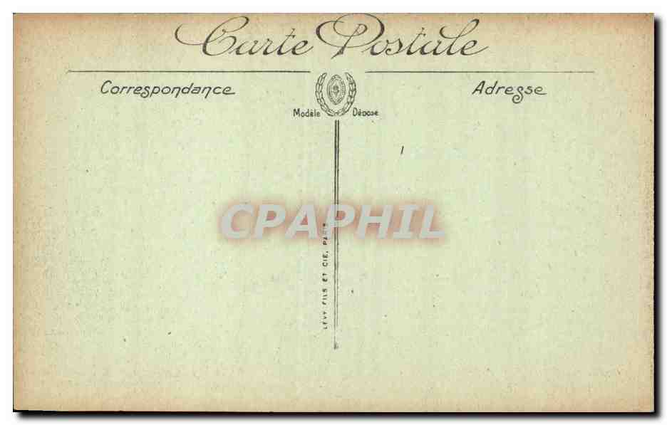 Vrindun — Maisons sur la Meuse et la Cathédrale après le bombardement — Visé Paris n°806 — Verso