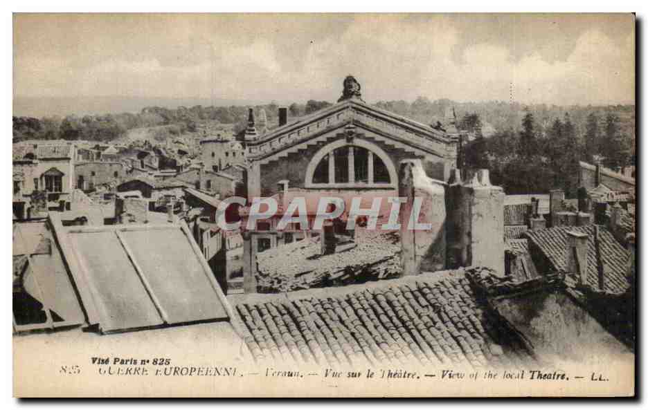 Verdun - Vue sur le Theatre - CPA 