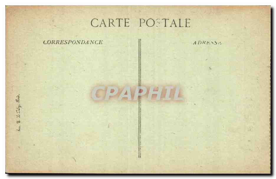 Verdun bombardé — Rive droite de la Meuse prise de la rue Neuve — Visié, Paris, série 58me, n° 1446 — Reverso