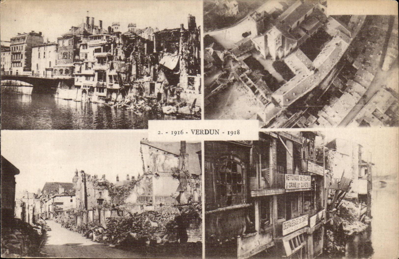 Verdun — Dégâts de la guerre — éditeur Ch. Bergeret, Strasbourg