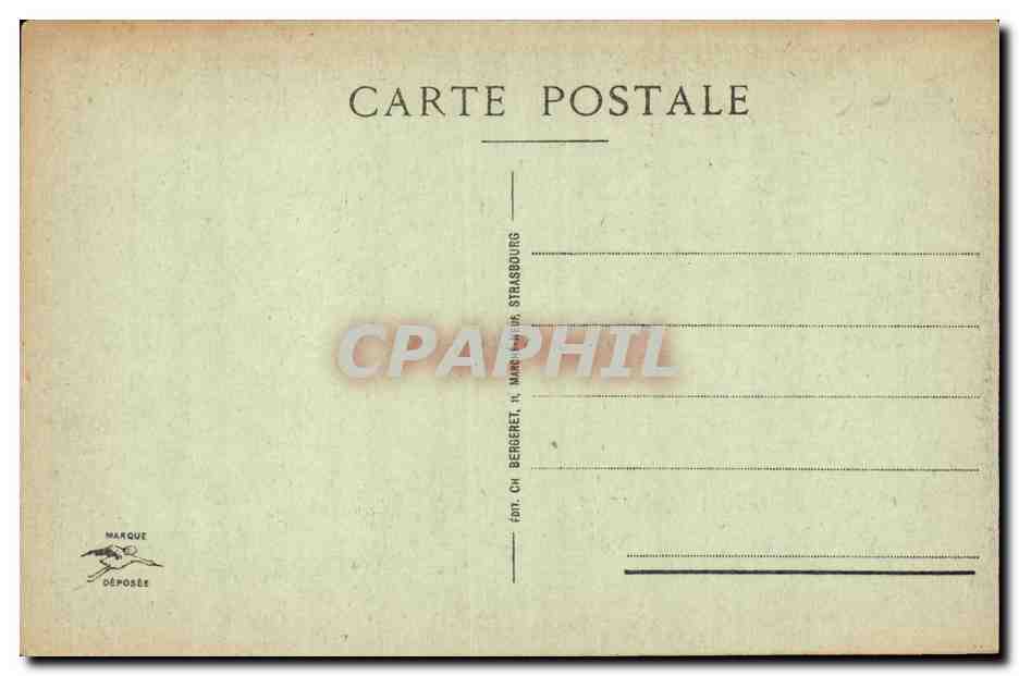Verdun — Dégâts de la guerre — éditeur Ch. Bergeret, Strasbourg — Achterkant