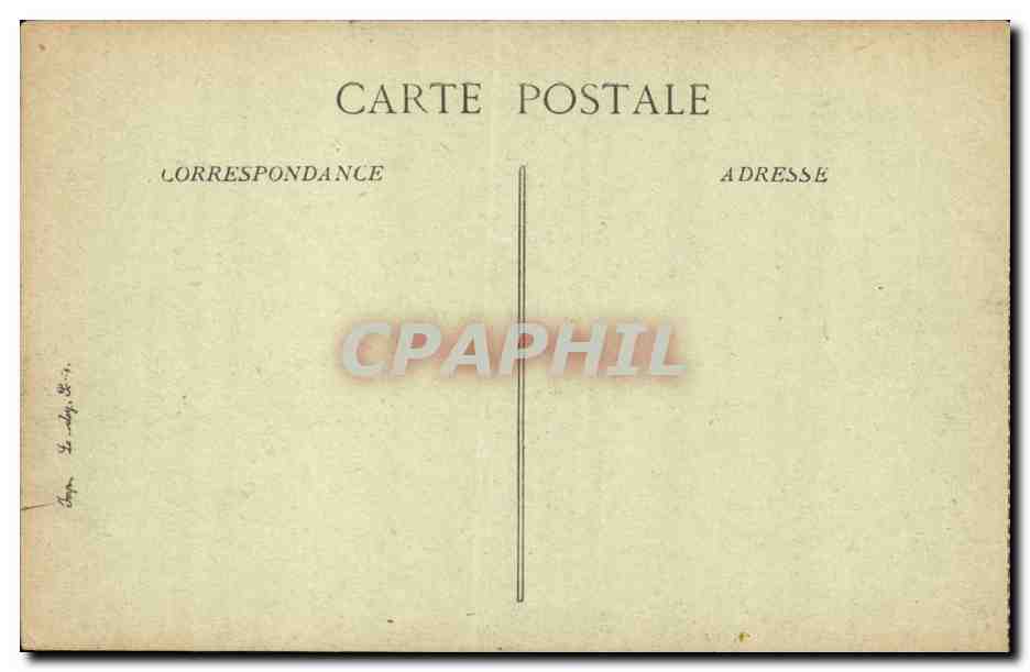Verdun — Banque de France prise de la Rue Neuve — Vincé, Paris, N° 4448 — Rückseite