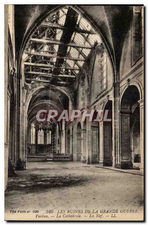 Verdun - Les Ruines de la Grande Guerre - La Cathedrale - CPA 