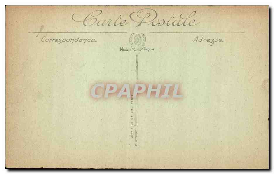 Verdun - Guerre Europeene - Une rue apres le bombardement - CPA  — Rückseite