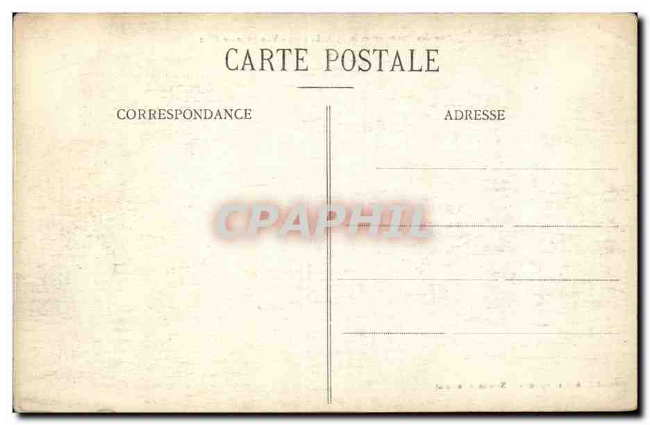 Rue des Ponts après le 25 Août 1914 — Vue prise de l'Est — Grand dépôt des Cristaux, P. Nicolas, à Ascarat — Reverso